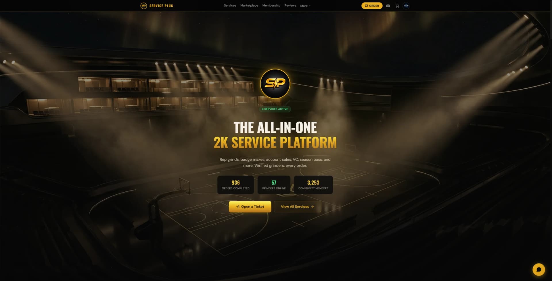 Service Plug — 2K services marketplace + Discord